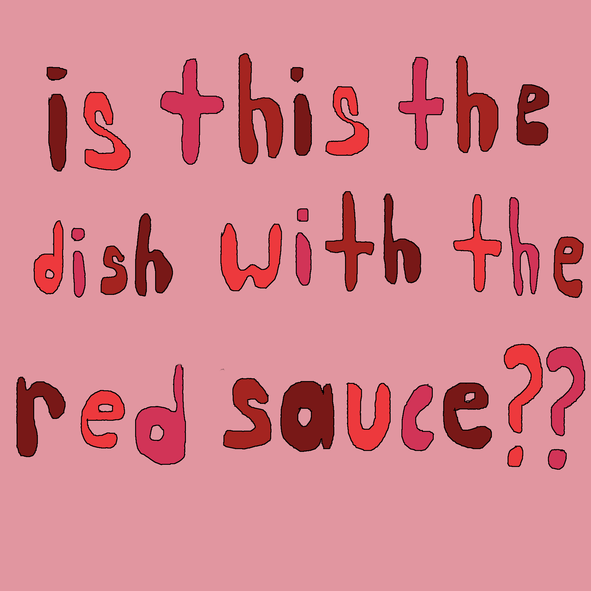 red sauce?